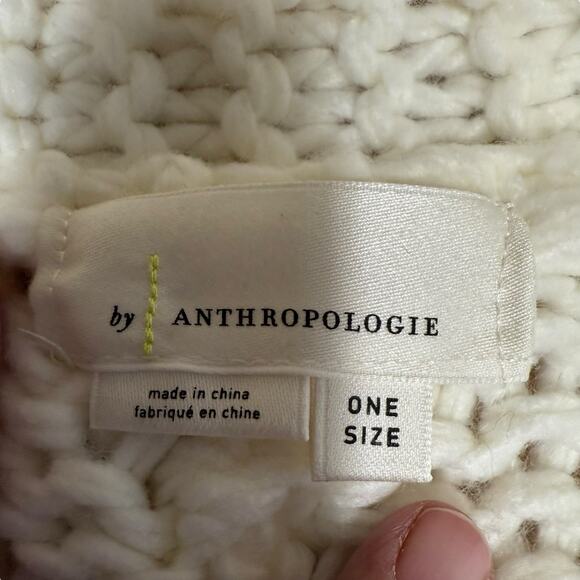 Anthropologie Rare In Things Bauble Chunky Knit Cardigan Bubble Popcorn One Size - Picture 6 of 11